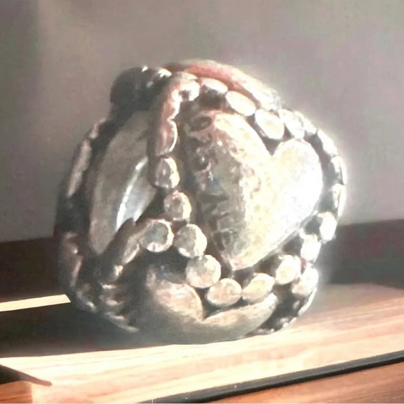 Authentic Pandora Sterling Silver Everlasting Love Charm Bead Hearts ret… - Picture 4 of 5